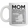 The American Store MyCozyCups Mothers Day Gifts - Mom Nutritional Facts Coffee Mug - Funny New Gag Novelty Gift From Daughter, Son, Husband For Birthday, Christmas, Anniversary, Valentine's Day - Awesome Mommy Cup