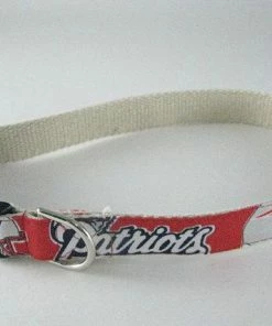 Collarswithcolor New England Patriots Hemp Dog Collar Or Leash