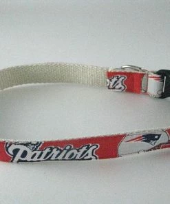 Collarswithcolor New England Patriots Hemp Dog Collar Or Leash
