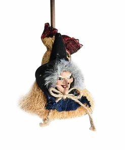 WZF Daily Goods Store Halloween Decorations New Hanging Broomstick Witch Door Pendant Garden Living Room Ornament Halloween Party Decoration HQ 13 WZF Daily Goods Store Halloween Decorations New Hanging Broomstick Witch Door Pendant Garden Living Room Ornament Halloween Party Decoration HQ