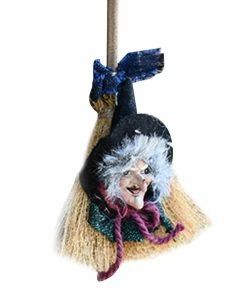 WZF Daily Goods Store Halloween Decorations New Hanging Broomstick Witch Door Pendant Garden Living Room Ornament Halloween Party Decoration HQ 14 WZF Daily Goods Store Halloween Decorations New Hanging Broomstick Witch Door Pendant Garden Living Room Ornament Halloween Party Decoration HQ