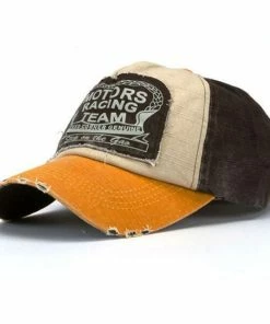 Onlineamericanstore Accessories New Unisex Baseball Cap Cotton Motorcycle Cap Edge Grinding Do Old Hat