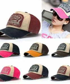 Onlineamericanstore Accessories New Unisex Baseball Cap Cotton Motorcycle Cap Edge Grinding Do Old Hat