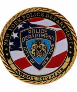 Shop2921049 Store New York Police Department Gold Plated Commemorative Challenge Coin Collection