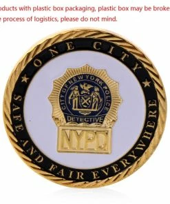 Shop2921049 Store New York Police Department Gold Plated Commemorative Challenge Coin Collection