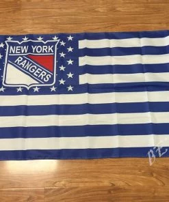 Fei Lai Store NHL New York Rangers Flag 3x5ft Polyester Banner American Flag 150 * 90 Cm