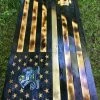 The American Store Notre Dame Fighting Irish Wood Sports Flag, Wood Sports Flag, Charred And Carved Wood Flag, Wood American Flag, American Flag, Wood Team Fla Concealment Flags