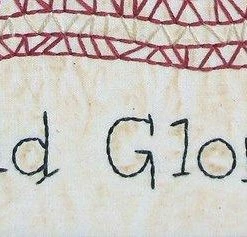 WanderingWhimsies Old Glory Framed Stitchery, US Flag, American Flag, Stars And Stripes, Independence Day, July 4th, Rustic, Decoration, Americana, Patriotic Wall Decor & Art