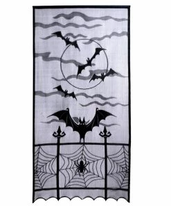 Our Warm Store Ourwarm Halloween Decorations Props Spiderweb Lace Door Curtain Decoration For Home Horror Decor Event Party Supplies