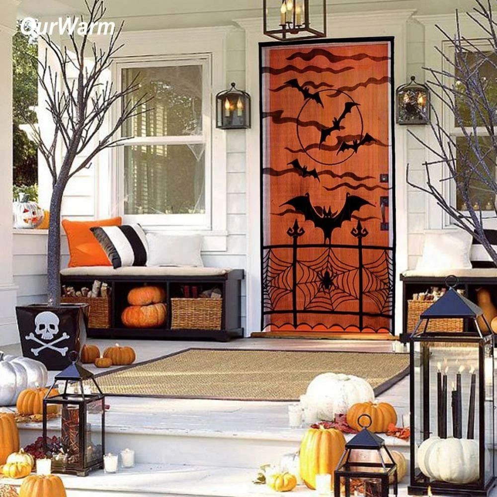 Our Warm Store Ourwarm Halloween Decorations Props Spiderweb Lace Door Curtain Decoration For Home Horror Decor Event Party Supplies 5 Our Warm Store Ourwarm Halloween Decorations Props Spiderweb Lace Door Curtain Decoration For Home Horror Decor Event Party Supplies