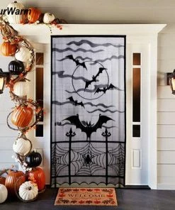 Our Warm Store Ourwarm Halloween Decorations Props Spiderweb Lace Door Curtain Decoration For Home Horror Decor Event Party Supplies 14 Our Warm Store Ourwarm Halloween Decorations Props Spiderweb Lace Door Curtain Decoration For Home Horror Decor Event Party Supplies