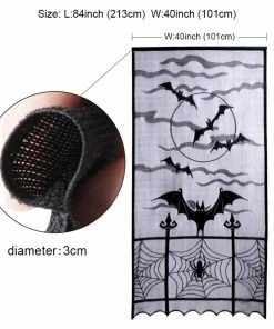 Our Warm Store Ourwarm Halloween Decorations Props Spiderweb Lace Door Curtain Decoration For Home Horror Decor Event Party Supplies 15 Our Warm Store Ourwarm Halloween Decorations Props Spiderweb Lace Door Curtain Decoration For Home Horror Decor Event Party Supplies