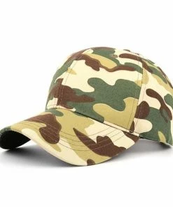 Onlineamericanstore Outdoor Sporting Snapback Women Men Casual Tactical Camouflage Cap Black Green Adjustable Baseball Cap Hat Bone