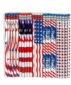 Neliblu Patriotic 4th Of July Themed Party Favor Assortment And Parade Party Pack Bulk Pack Of 144 Prizes Including Patriotic Red White Blue Stickers, Tattoos, Star Necklaces And Pencils Patriotic Theme Party Supplies