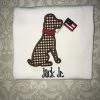 PrincesAndPolkadots Patriotic Dog 4th Of July Labor Day Monogrammed Shirt Pets