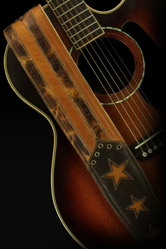 Online American Store Accessories Patriotic Guitar Strap, American Flag Guitar Strap: Rustic Gold Guitar Strap 3 Online American Store Accessories Patriotic Guitar Strap, American Flag Guitar Strap: Rustic Gold Guitar Strap