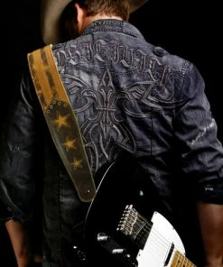 Online American Store Accessories Patriotic Guitar Strap, American Flag Guitar Strap: Rustic Gold Guitar Strap 10 Online American Store Accessories Patriotic Guitar Strap, American Flag Guitar Strap: Rustic Gold Guitar Strap