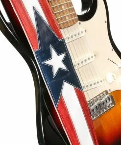 EthosCustomBrands Accessories Patriotic Guitar Strap: Old Glory Guitar Strap