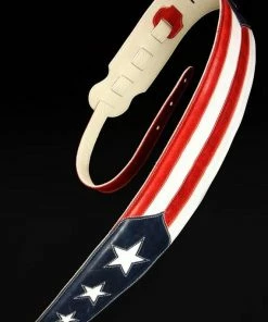 EthosCustomBrands Accessories Patriotic Guitar Strap: Old Glory Guitar Strap