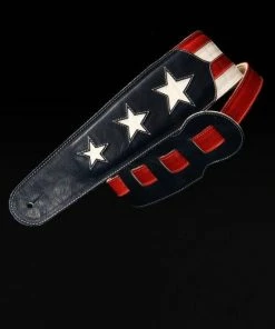 EthosCustomBrands Accessories Patriotic Guitar Strap: Old Glory Guitar Strap