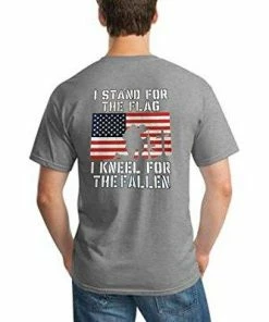 Shirt Patron Brand Mens Clothing Patriotic Stand For Flag Kneel For Fallen Political Protest Mens T Shirt Back Print 30 Shirt Patron Brand Mens Clothing Patriotic Stand For Flag Kneel For Fallen Political Protest Mens T Shirt Back Print