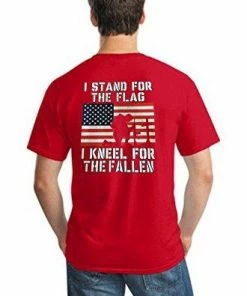 Shirt Patron Brand Mens Clothing Patriotic Stand For Flag Kneel For Fallen Political Protest Mens T Shirt Back Print 31 Shirt Patron Brand Mens Clothing Patriotic Stand For Flag Kneel For Fallen Political Protest Mens T Shirt Back Print