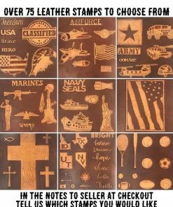 The American Store Religious Bible Covers & Accessories Personalized Leather Bible Cover, King James Bible Included, Handmade Leather Bible, Christian Gift, Christian Cross, American Flag, USA