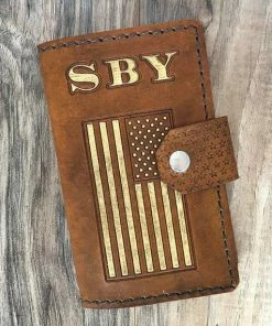 TruthTreasuresMil Accessories Personalized Leather Journal, Custom Leather Journal, Personalized Leather Notebook, Pocket-Size Journal, Military Journal, Military Gift