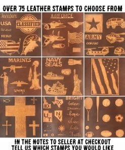 TruthTreasuresMil Accessories Personalized Leather Journal, Custom Leather Journal, Personalized Leather Notebook, Pocket-Size Journal, Military Journal, Military Gift