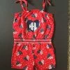 The American Store Kids Clothing Personalized Memorial Day, Independence Day, 4th Of July Romper - Baby, Infant, Toddler Girls 4th Of July Outfit With Monogram