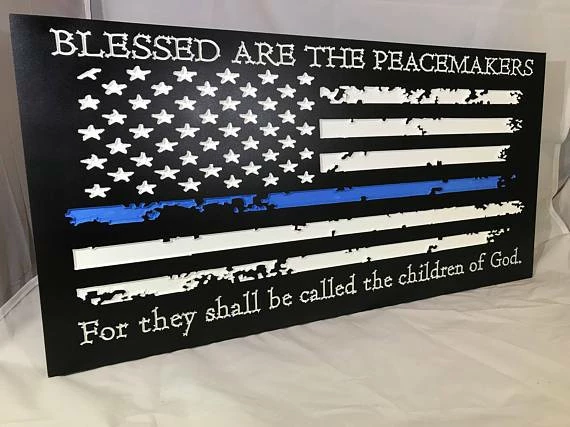 The American Store Personalized Police Officer Gifts Police Sign Rustic Thin Blue Line American Flag Home Decor Anniversary Fathers Day Christmas Graduation 7 The American Store Personalized Police Officer Gifts Police Sign Rustic Thin Blue Line American Flag Home Decor Anniversary Fathers Day Christmas Graduation