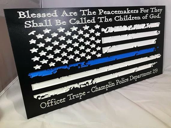 The American Store Personalized Police Officer Gifts Police Sign Rustic Thin Blue Line American Flag Home Decor Anniversary Fathers Day Christmas Graduation 11 The American Store Personalized Police Officer Gifts Police Sign Rustic Thin Blue Line American Flag Home Decor Anniversary Fathers Day Christmas Graduation