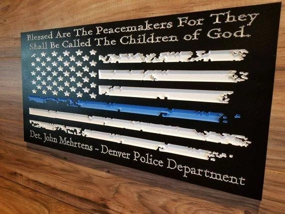 The American Store Personalized Police Officer Gifts Police Sign Rustic Thin Blue Line American Flag Home Decor Anniversary Fathers Day Christmas Graduation 7 The American Store Personalized Police Officer Gifts Police Sign Rustic Thin Blue Line American Flag Home Decor Anniversary Fathers Day Christmas Graduation