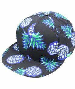 Onlineamericanstore Pineapple Snapback Bboy Hat Adjustable Baseball Cap Hip-hop Hat Unisex