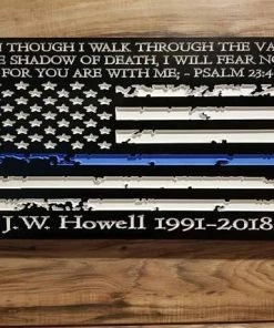 The American Store Police Office Gift, Firefighter Sign, American Flag Thin Blue Line, Fireman, Police Gift, Fireman Gift, Police Wife, Firefighter Wife Concealment Flags