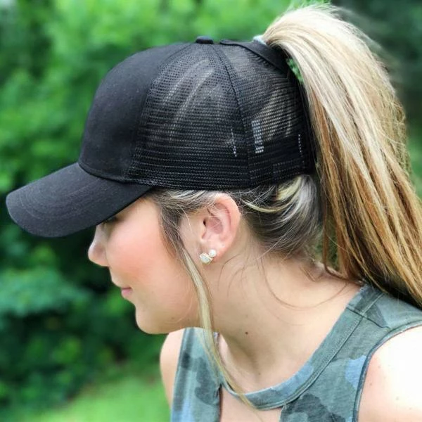 Onlineamericanstore Ponytail Baseball Cap - Assorted Colors 8 Onlineamericanstore Ponytail Baseball Cap - Assorted Colors