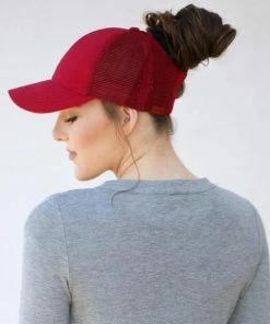 Onlineamericanstore Ponytail Baseball Cap - Assorted Colors 21 Onlineamericanstore Ponytail Baseball Cap - Assorted Colors