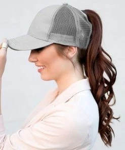 Onlineamericanstore Ponytail Baseball Cap - Assorted Colors 22 Onlineamericanstore Ponytail Baseball Cap - Assorted Colors
