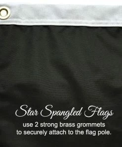 Star Spangled Flags POW MIA Flag 3x5 - 100% Made In USA Using Tough, Long Lasting Nylon Built For Outdoor Or Indoor Use, Double Sided, UV Protected And Featuring Locked Stitches On Hems And Quadruple Stitching On Fly End