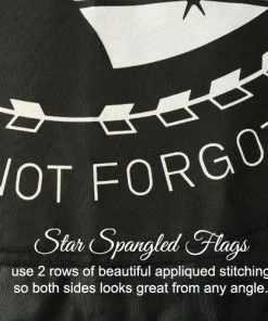 Star Spangled Flags POW MIA Flag 3x5 - 100% Made In USA Using Tough, Long Lasting Nylon Built For Outdoor Or Indoor Use, Double Sided, UV Protected And Featuring Locked Stitches On Hems And Quadruple Stitching On Fly End