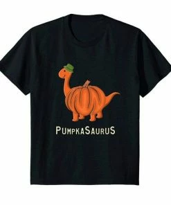 FredGreeneDesign Halloween Clothing Pumpkasaurus Pumpkin Dinosaur T Shirt Halloween Thanksgiving