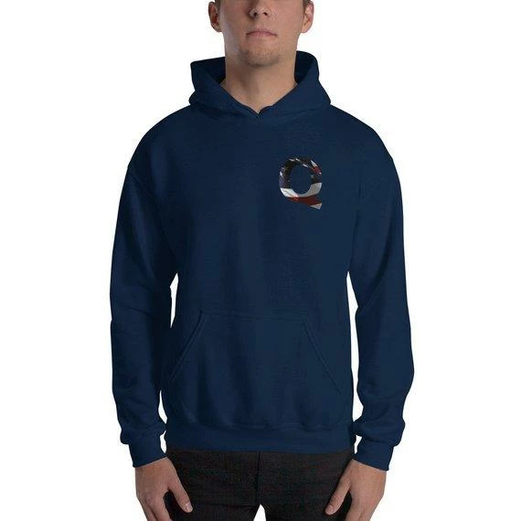 QGear Q American Flag Hooded Sweatshirt 6 QGear Q American Flag Hooded Sweatshirt