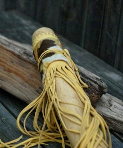 HollyHawkDesigns Native American Collection Rain Stick,Tribal Rain Stick,40