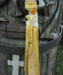 HollyHawkDesigns Native American Collection Rain Stick,Tribal Rain Stick,40