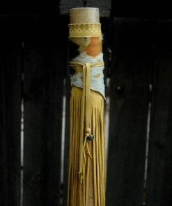 HollyHawkDesigns Native American Collection Rain Stick,Tribal Rain Stick,40