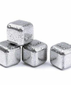 Onlineamericanstore Reusable Stainless Steel Chilling Cube Stones Pack Of 8/6/4