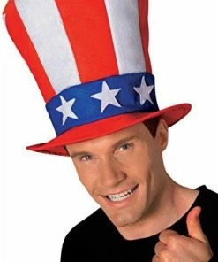 Onlineamericanstore Rubie's Costume Co Men's Uncle Sam Stovepipe Hat
