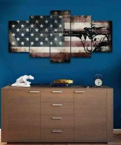EdgyPatriots Rustic American Flag With Soldiers #1 - Army Rangers- Military Art- Patriotic Wall Art- Navy Seals- Army Wall Decor- US Marines- Canvas 12 EdgyPatriots Rustic American Flag With Soldiers #1 - Army Rangers- Military Art- Patriotic Wall Art- Navy Seals- Army Wall Decor- US Marines- Canvas