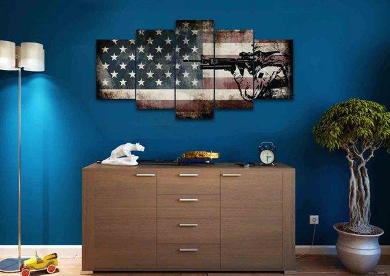 EdgyPatriots Rustic American Flag With Soldiers #1 - Army Rangers- Military Art- Patriotic Wall Art- Navy Seals- Army Wall Decor- US Marines- Canvas 5 EdgyPatriots Rustic American Flag With Soldiers #1 - Army Rangers- Military Art- Patriotic Wall Art- Navy Seals- Army Wall Decor- US Marines- Canvas