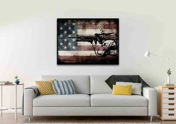 EdgyPatriots Rustic American Flag With Soldiers #1 - Army Rangers- Military Art- Patriotic Wall Art- Navy Seals- Army Wall Decor- US Marines- Canvas 6 EdgyPatriots Rustic American Flag With Soldiers #1 - Army Rangers- Military Art- Patriotic Wall Art- Navy Seals- Army Wall Decor- US Marines- Canvas